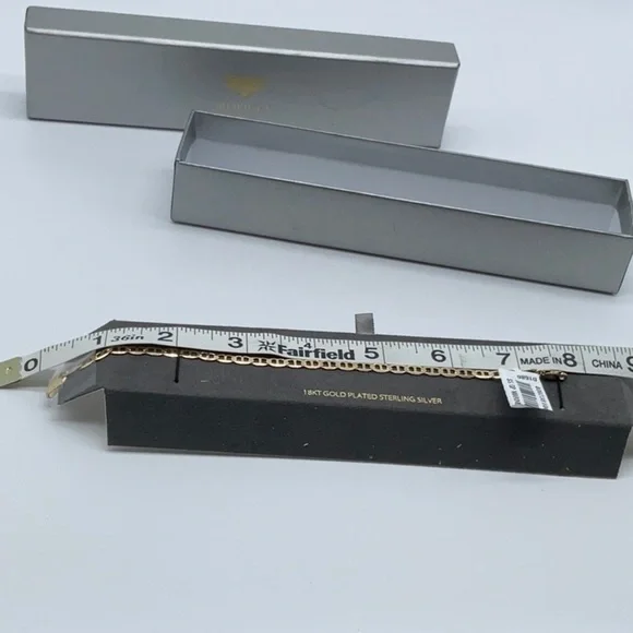 Moricci 18KT Gold plated sterling silver bracelet - Picture 3 of 3